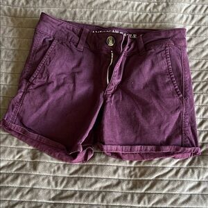 American Eagle Outfitters Women's Deep Purple Jean Shorts